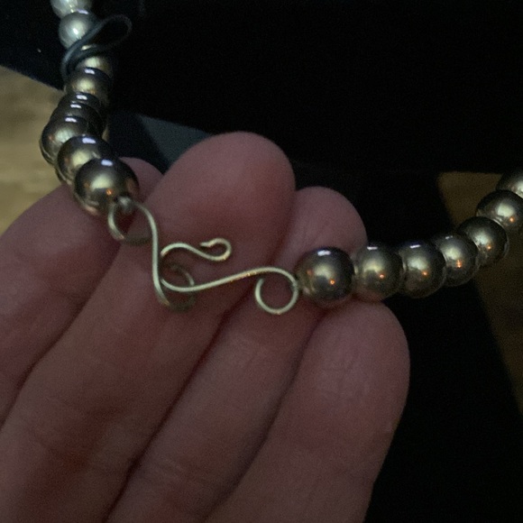 Native American Indian Squash Blossom Necklace. - Picture 6 of 11